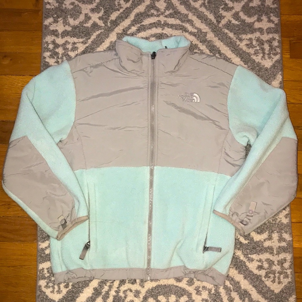 Kids Light Blue North Face Jacket